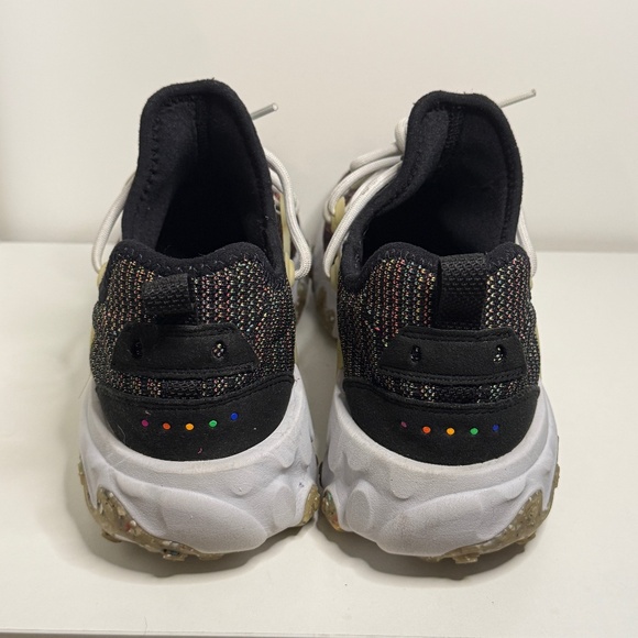 Nike React Presto Flyknit Multi Black Sneakers Size M9.5/W11 - Picture 3 of 11